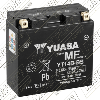 MOTORPARTS YT14B-BS